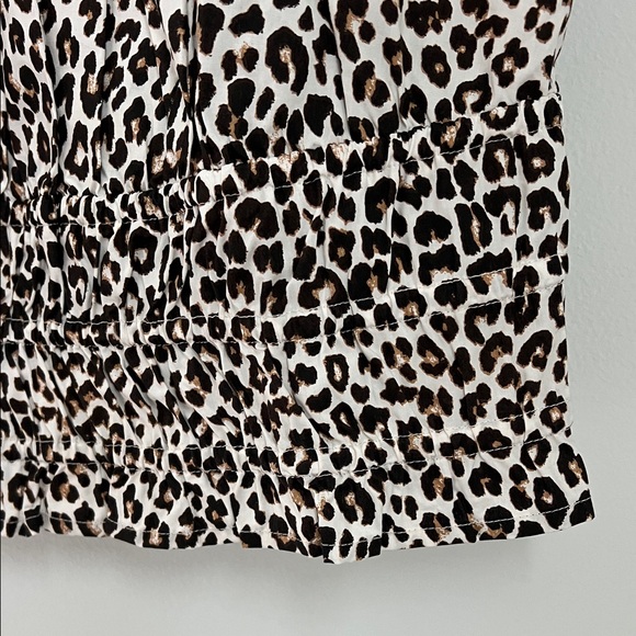 J. Crew Black and White Leopard Print Sleeveless Top Style# CI551 NWT Size XL - Picture 5 of 17